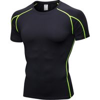 Sport Einfarbig Polyester Polyester-spandex Rundhals Aktive Tops T-shirt main image 4