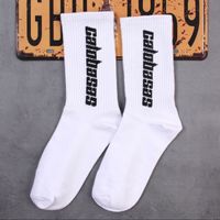 Unisex Simple Style Letter Nylon Cotton Printing Crew Socks A Pair sku image 4