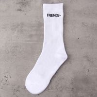 Unisex Simple Style Letter Nylon Cotton Printing Crew Socks A Pair sku image 26