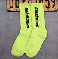 Unisex Simple Style Letter Nylon Cotton Printing Crew Socks A Pair sku image 3