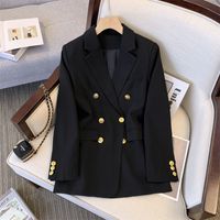 Women's Coat Long Sleeve Blazers Business Classic Style Solid Color main image 3