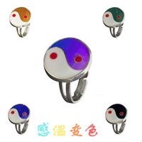 Exaggerated Animal Star Smiley Face Metal Animal Plating Mixed Materials Women's Open Ring sku image 9