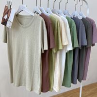 Women's T-shirt Short Sleeve T-shirts Casual Solid Color main image 1