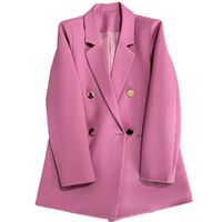 Women's Blazer Long Sleeve Blazers Pocket Business Simple Style Solid Color main image 4