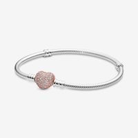 Sweet Heart Shape Copper Artificial Gemstones Bracelets In Bulk main image 6