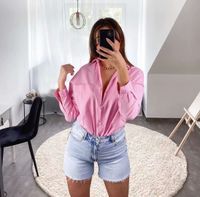 Women's Blouse Long Sleeve Blouses Patchwork Streetwear Solid Color main image 5