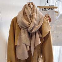 Women's Simple Style Solid Color Imitation Cashmere Polyester Winter Scarves sku image 3