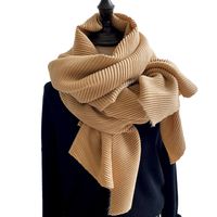 Women's Simple Style Solid Color Imitation Cashmere Polyester Winter Scarves main image 2