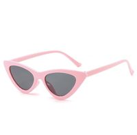 Basic Lady Simple Style Solid Color Pc Cat Eye Full Frame Women's Sunglasses sku image 1
