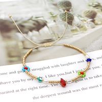 Ethnic Style Letter Star Eye Arylic Glass Seed Bead Beaded Women's Bracelets main image 7