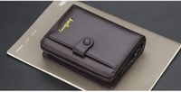 Men's Solid Color Pu Leather Zipper Buckle Wallets main image 4