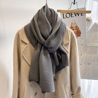 Women's Simple Style Solid Color Imitation Cashmere Polyester Winter Scarves sku image 9