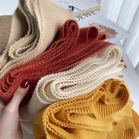 Women's Simple Style Solid Color Imitation Cashmere Polyester Winter Scarves main image 3
