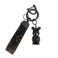 1 Piece Fashion Bear Metal Unisex Bag Pendant Keychain main image 2