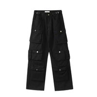 Women's Street Streetwear Solid Color Full Length Pocket Casual Pants main image 2