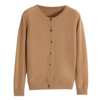 New Round Neck Knitted Women's Loose Fashion All-match Coat main image 4