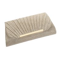 Gold Silver Black Polyester Marble Square Evening Bags main image 4