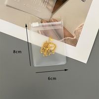 Simple Style Transparent EVA Jewelry Packaging Bags sku image 3