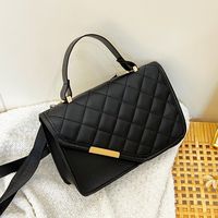 Women's Small Spring&summer Pu Leather Streetwear Square Bag sku image 1