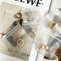 Simple Style Transparent EVA Jewelry Packaging Bags main image 1