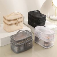 Vacation Solid Color Nylon Storage Bag Makeup Bags main image 1