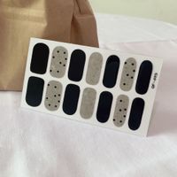 Cute Simple Style Korean Style Solid Color Stickers Nail Patches 1 Set sku image 6