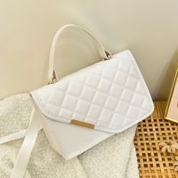 Women's Small Spring&summer Pu Leather Streetwear Square Bag sku image 2