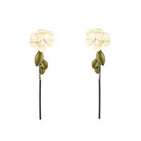 Wholesale Jewelry Elegant Flower Alloy Plating Drop Earrings main image 5
