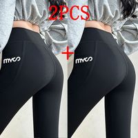 Women's Sports Solid Color Chiffon Pocket Patchwork Active Bottoms Sweatpants sku image 10