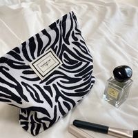 Classic Style Leopard Cotton Polyester Square Makeup Bags main image 4