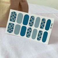 Cute Simple Style Korean Style Solid Color Stickers Nail Patches 1 Set sku image 11