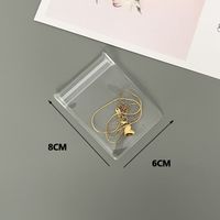 Simple Style Transparent EVA Jewelry Packaging Bags sku image 2