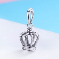 1 Piece Sterling Silver Zircon Inlay Polished Pendant Beads main image 8