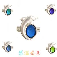 Exaggerated Animal Star Smiley Face Metal Animal Plating Mixed Materials Women's Open Ring sku image 5