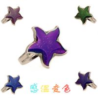 Exaggerated Animal Star Smiley Face Metal Animal Plating Mixed Materials Women's Open Ring sku image 16