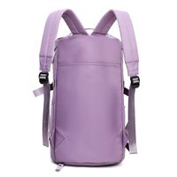 Solid Color Casual Travel Hiking Backpack main image 2