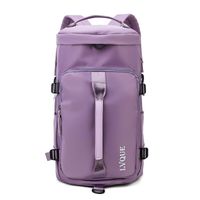 Solid Color Casual Travel Hiking Backpack main image 3