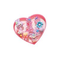 Cartoon Style Rabbit Heart Shape Plastic Resin Girl's Rings main image 2