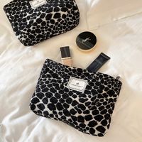 Streetwear Leopard Canvas Square Makeup Bags main image 5