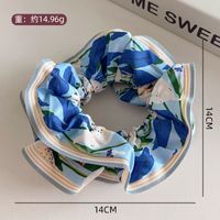 Simple Style Plaid Bear Solid Color Cloth Hair Tie sku image 86