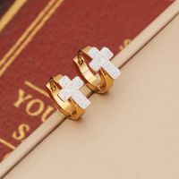 Fashion Star Crown Stainless Steel Plating Earrings 1 Pair main image 5