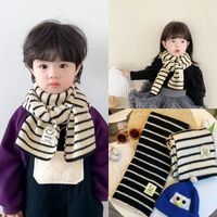 Women's Basic Classic Style Color Block Polyester Knitting Scarf main image 2