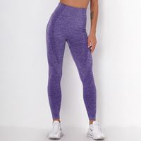 Des Sports Couleur Unie Nylon Actif Bas Leggings main image 6