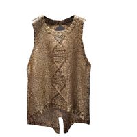 Women's Vest Tank Tops Sequins Hollow Out Sexy Solid Color main image 2