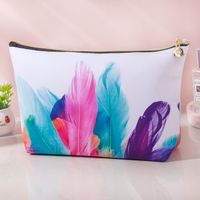 Women's All Seasons Canvas Printing Fashion Square Zipper Cosmetic Bag sku image 33