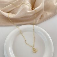 1 Piece Retro Heart Shape Freshwater Pearl Beaded Necklace main image 3