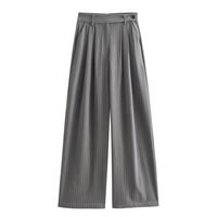 Daily Street Women's Streetwear Stripe Polyester Pocket Blazer Suits Pants Sets main image 3