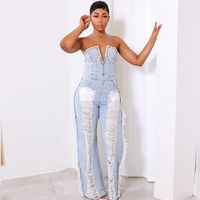Women's Holiday Streetwear Solid Color Ankle-length Jumpsuits main image 4
