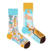 Unisex Casual Portrait Abstract Cotton Printing Crew Socks A Pair sku image 6