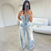 Women's Holiday Streetwear Solid Color Ankle-length Jumpsuits main image 2